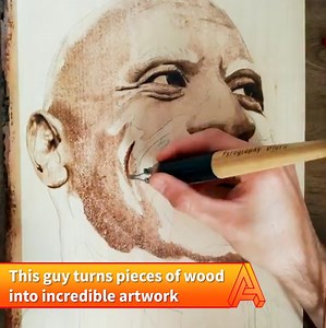 This pyrography artist taught himself and his artwork is stunning! | VT