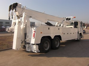 [Hot Item] Caminhão de Reboque Rotativo de Recuperação para Resgate Rodoviário Sinotruk Heavy Duty HOWO 6X4 Tx 30ton Veículo Especial