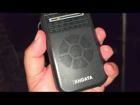 CHU Canada Time signal 7850 kHz Shortwave on XHDATA D-220 on telescopic antenna