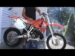 1990 Honda CR250R first start up