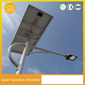[Hot Item] 8m 60W LED Street Light Solar Street Light Outdoor Battery Burying Under The Ground Solar LED Street Light Price for Sale