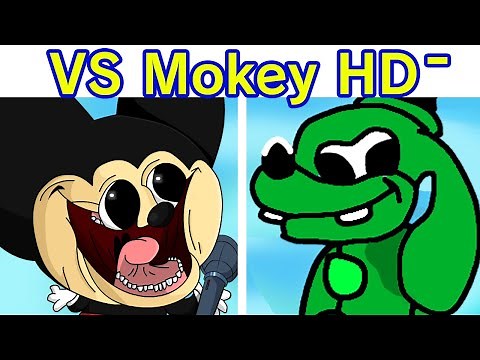 Friday Night Funkin' VS Mokey & Grooby HD Remastered Vs OG Vs Minus (FNF Mod) (Sr Pelo Mickey Mouse)