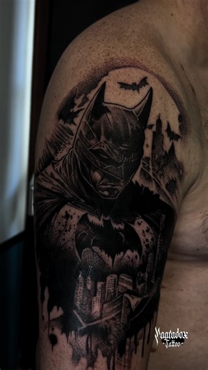 Tatuaje de Batman: ¡Feliz cumpleaños, papá!