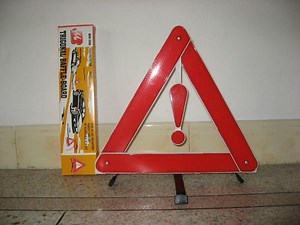 [Hot Item] Traffic Control Emergency Reflective Signs Kids Slow Down Red Car Warning Triangle