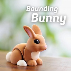 Bounding Bunny Keychain - Gelenk Fidget Bunny - Ludo Flexy - Etsy.de