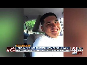 Friends of KCK teen killed in shooting hope for justice: 'It hurts really bad'