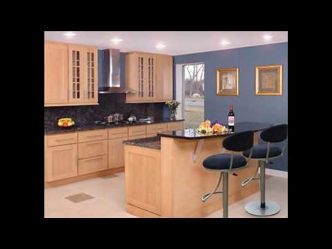 maple shaker kitchen cabinets