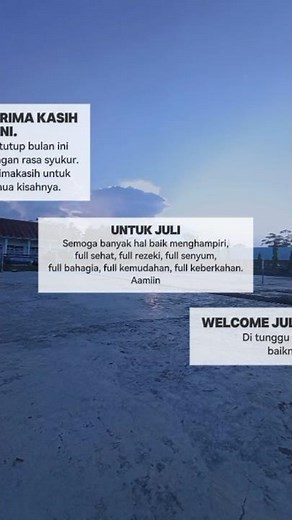 Welcome july #welcomejuly #selamatdatangjuli