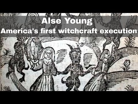26th May 1647: Alse Young, the first person to be executed for witchcraft in America