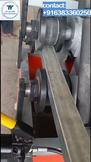 SQUARE TUBE 3 ROLLER BENDING MACHINE #coimbatore #rollingmachine #bendingmachine #squaretube