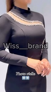 1.9K views · 121 reactions | Sur commande sur mesures 﫶✨ #robe #perles #glow #فساتين_سهره #black #dz #model #beauty | WS Brand | Facebook
