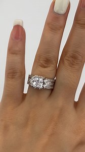 2-Piece vs Interchangeable: Which Bridal Ring Set Steals Your Heart? 💍 https://shesaidyes.design/91a8l | Shesaidyes Jewelry