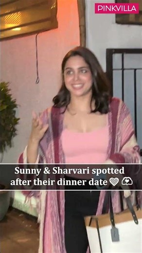 #sunnykaushal and #sharvariwagh - rumoured B-town #couple spotted at a dinner date #shorts