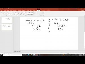 Fuzzy Linear Programming #1