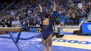 ANOTHER ONE. UCLA Gymnastics' Kyla Ross scores a PERFECT 🔟 with an INCREDIBLE performance on beam! #Pac12Gym | Pac-12 Conference
