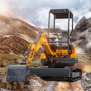 [Hot Item] 2.5 T Miniature Backhoe Excavadora Mini Hydraulic Crawler Small Size Wheel Construction Backhoe Garden Household Farm Greenhouse /Towable Electric /Excavator