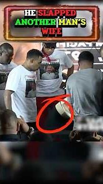 He slapped another man's wife… He was wrong. DEAD wrong. #shrots #boxing #karma