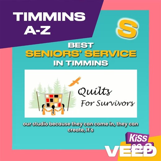 Congratulations to our latest winner of the ULTIMATE TIMMINS A-Z! quilts_for_survivors is giving our local SENIORS a space to craft, chat, learn, and share their own stories. This is what Vanessa, the woman behind the organization, had to say: | KiSS 99.3