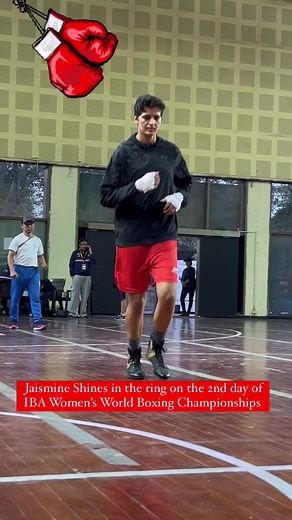 Jaismine Shines in the ring on the 2nd day of IBA Women’s World Boxing Championships 🥊 #Boxing #WorldChampionships | DD SPORTS