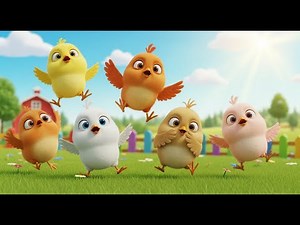 Five Little Baby Chicks Peep Peep Peep | Nursery Rhymes for Kids & Baby Songs