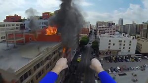 Superman avec une GoPro