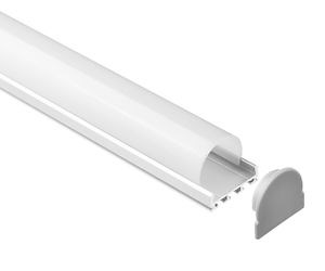 [Hot Item] Curved Diffuser LED Aluminum Profile Pendant LED Profile Suspended LED Profile