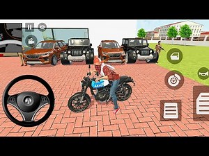🎮 Franklin order by 2️⃣ Black Thar jeep 2️⃣ Fortuner &1️⃣H2r in Indian🇮🇳 bike Thief Auto simulator 🎮