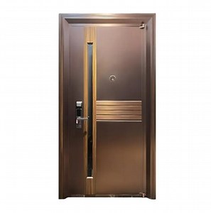 [Hot Item] Interior Security Doors Steel Door with Glass Main Doors Smart Lock