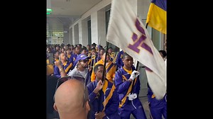 The Legendary St. Aug Marching 100 leads the 2026 Zulu Lundi Gras press conference parade! | ASolid Photography