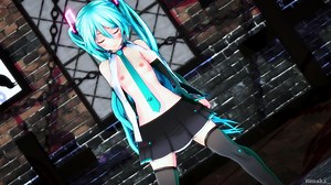 【MMD】Vampire Miku stripdance
