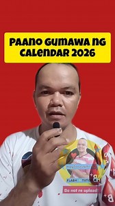 5.4K views · 72 reactions | Paano gumawa ng Calendar 2026? Pwedi ilagay ang family pictures 﫰❤️ #tutorial #henrytorrescaballerogalon #calendar | Henry Torres Caballero Galon | Facebook