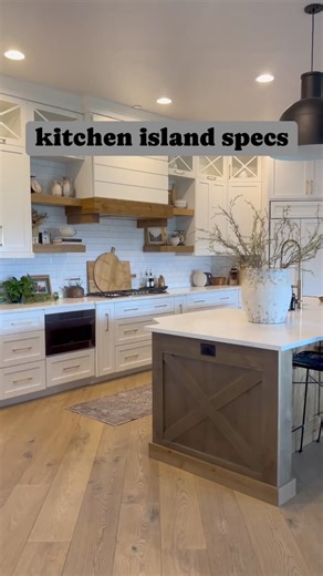 4K views · 16 reactions | Kitchen island specifications—coming in...