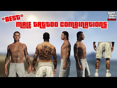 *BEST* Male Tattoo Combinations On GTA 5 Online | Expanded and Enhaced