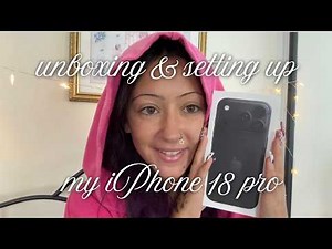 Unboxing my iPhone 18 pro📱Pinterest + setting up & decorating✨