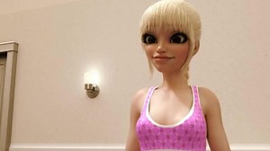 Sexy futa dickgirl fucks her dolly - 3D Sex (ENG Voices)