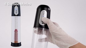 Electric Penis Pump Sex Toys - Automatic Penis Vacuum Enlargement Pump with 4 Suction Intensities, Digital Display & Powerful Suction, Rechargeable Adult Toys Training for Men Stronger Bigger Erection