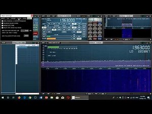 Tuning the 160 Meter amateur radio band with SDRPLAY RSP1A SDR receiver and sloper antenna