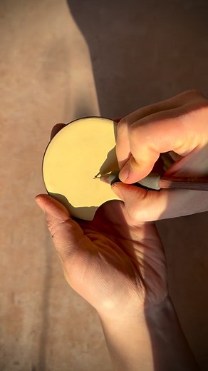 I love carving wild roses on the bottom of our travel mug lids…it brings me so much joy to think about you twisting the lid and flipping it around to see an unexpected little bouquet of flowers waiting just for you. It’s the little things that make our work so satisfying💛 | Dault Pottery