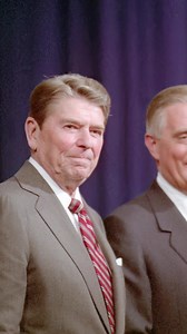On October 7, 1984, President Reagan and former VP Walter Mondale debated on the economy and domestic issues. Learn more in this week’s Monday Minute in the Archives Podcast. #MondayMinute #podcast #RonaldReagan | The Ronald Reagan Presidential Foundation and Institute