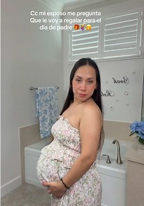 Regalo día del padre para mi esposo embarazada a las 39 semanas