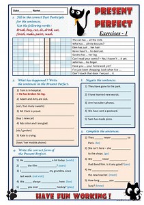 Present Perfect Exercises