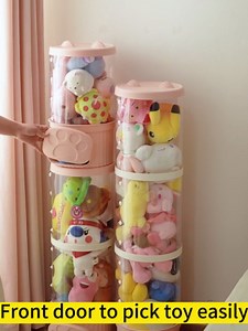 Amazon.com: Doll Storage Tube, Toy Display Bucket, Stuffed Animal Storage Toy Chests & Organizers with Light, Stuffed Animal Plushie Toys Box - Plush Toys Storage for Nursery Playroom Bedroom Kids Room(Pink) : Baby
