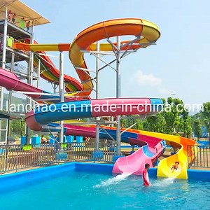 [Hot Item] Colorful Open Body Slide Water Park Water Slide for Sale