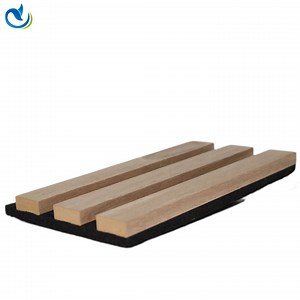 [Hot Item] Arris Sound Proof Natural Walnut Oak Wood Slat Acoustic Wall Panel