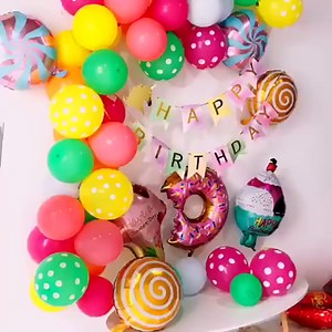 Donut Balloon Garland Arch Kit – Colorful, Easy DIY Party Decor – Perfect for Birthdays, Baby Showers, Anniversaries & Fun Celebrations – Vibrant, Durable & Simple to Assemble