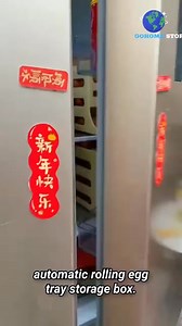 4K views · 17 reactions | Keep your eggs safe and organized with this innovative Automatic Rolling Egg Tray Storage Box | Fascinating Woman | Facebook
