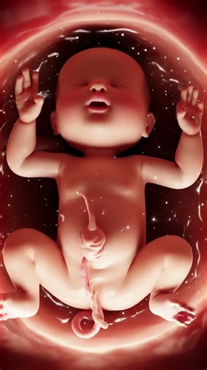 Magical Moment: Baby Inside Mother’s Womb at 33–34 Weeks (Realistic 4K)