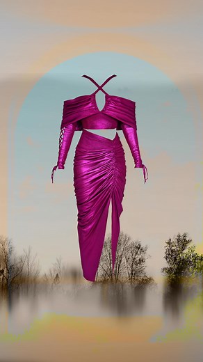 Halterneck with Criss-Cross Detail, Removable Laced Sleeves, and a Back Tie Closure for a Versatile, Stylish Ensemble | BFyne