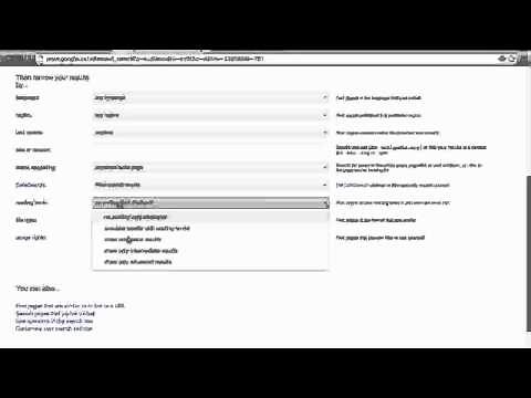 How to do an advanced search in google