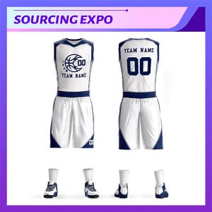 [Hot Item] Sportswear Wholesale Basketball Clothing Full Digital Sublimation Basketball Jersey Uniform